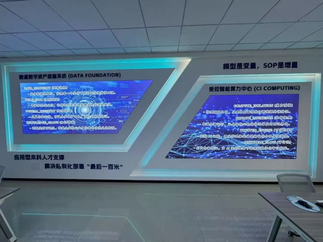 企业级AI可信应用实验室数据底座与受控智能应用展示